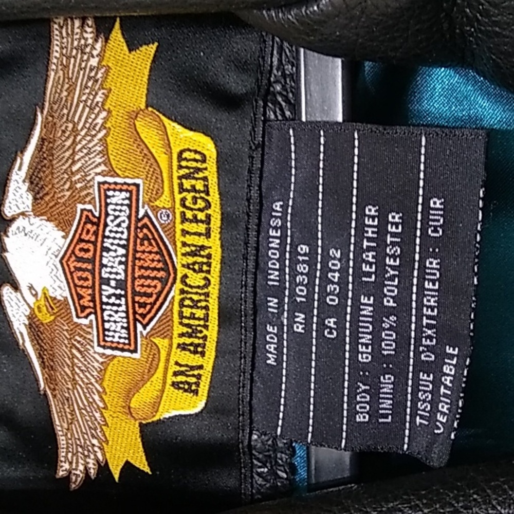 Harley-Davidson Vintage Rare Women's Tassel Fringe Jacket - Picture 3 of 6